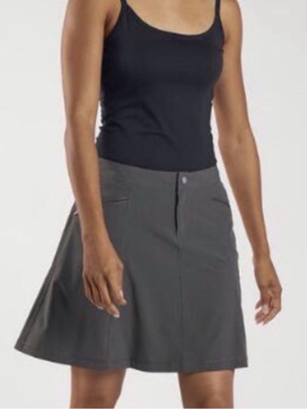 Title Nine Swingtastic Athletic Skort Gray Hiking Tennis Golf Pickleball Skirt